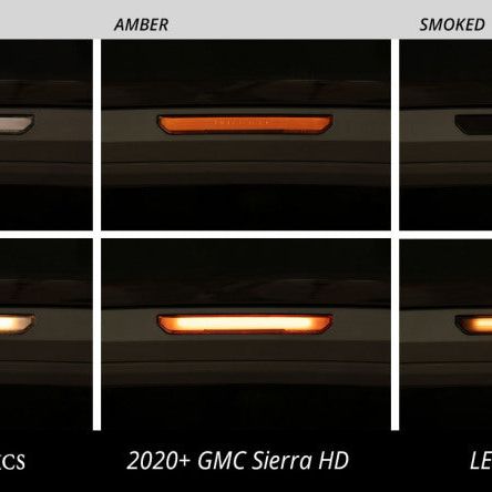 Diode Dynamics DD5152 - DIODD5152 - Diode Dynamics 20-21 Sierra 2500/3500 HD LED Sequential Sidemarkers Smoked Set - Shipped in Europe - Tuningsupply.com