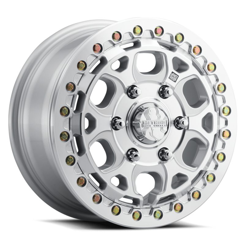 Method Wheels MR41657012361B - MRWMR41657012361B - Method MR416 Beadlock 15x7 / 5x4.5 / 55mm Offset / 68.00mm Bore - Machined Clear Coat Wheel - Shipped in Europe - Tuningsupply.com