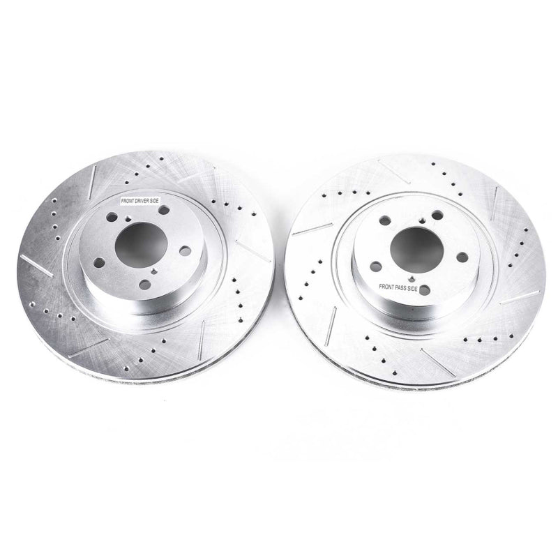 PowerStop JBR1165XPR - PSBJBR1165XPR - Power Stop 13-16 Scion FR-S Front Evolution Drilled & Slotted Rotors - Pair - Shipped in Europe - Tuningsupply.com