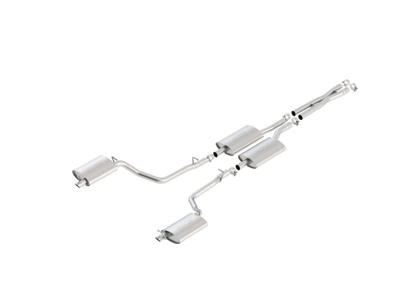 Borla 140448 - BOR140448 - Borla 11-14 Dodge Charger SE / 11-14 Chrysler 300 Ltd/Base/12 300 S X-Pipe Touring Catback Exhaust - Shipped in Europe - Tuningsupply.com