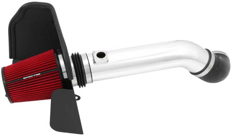 Spectre 9004 - SPE9004 - Spectre 11-13 GM 2500HD/3500HD V8-6.0L F/I Air Intake Kit - Polished w/Red Filter - Shipped in Europe - Tuningsupply.com