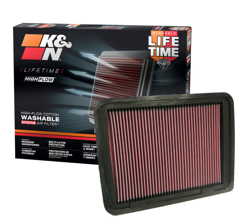K&N Engineering 33-2306 - KNN33-2306 - K&N Replacement Air Filter TOYOTA TACOMA 2.7L-L4; 2005-2010 - Shipped in Europe - Tuningsupply.com