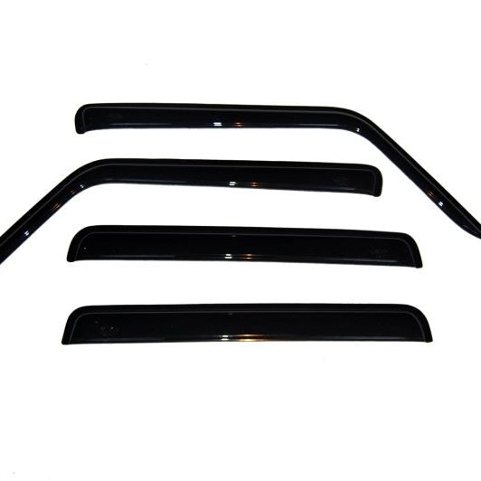 AVS 94117 - AVS94117 - AVS 06-10 Jeep Commander Ventvisor Outside Mount Window Deflectors 4pc - Smoke - Shipped in Europe - Tuningsupply.com