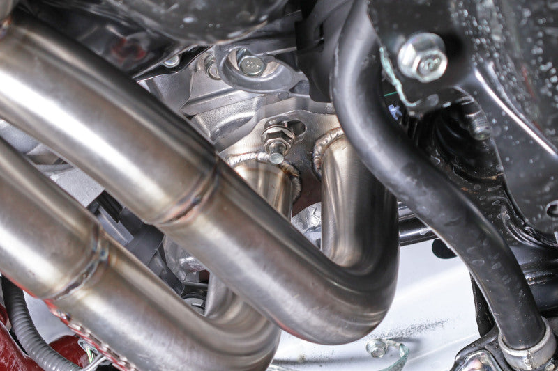 Perrin Performance PSP-EXT-058 - PERPSP-EXT-058 - PERRIN 22-25 Subaru WRX / 20-25 OBXT & LXT / 19-25 Ascent Equal Length Header - Brushed SS - Shipped in Europe - Tuningsupply.com
