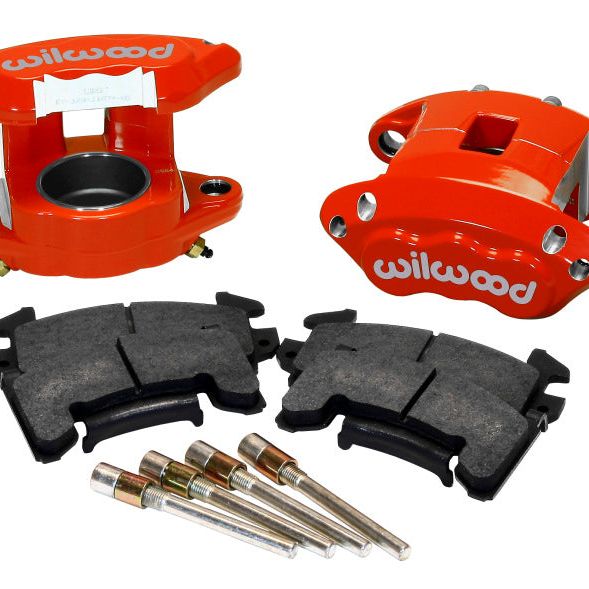 Wilwood 140-12097-R - WIL140-12097-R - Wilwood D154 Front Caliper Kit - Red 2.50in Piston 1.04in Rotor - Shipped in Europe - Tuningsupply.com
