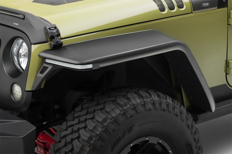 Rugged Ridge 11640.56 - RUG11640.56 - Rugged Ridge 07-18 Jeep Wrangler JK 2-Door+4-Door Unlimited Max Terrain Fender Flare Front+Rear Set - Shipped in Europe - Tuningsupply.com