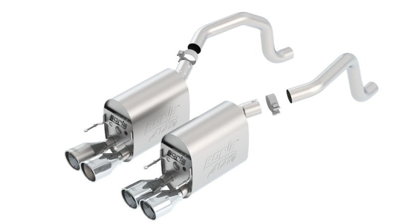 Borla 11812 - BOR11812 - Borla 09-12 Chevy Corvette C6 Coupe/Convertible 6.2L 8cyl Aggressive ATAK Exhaust - Shipped in Europe - Tuningsupply.com