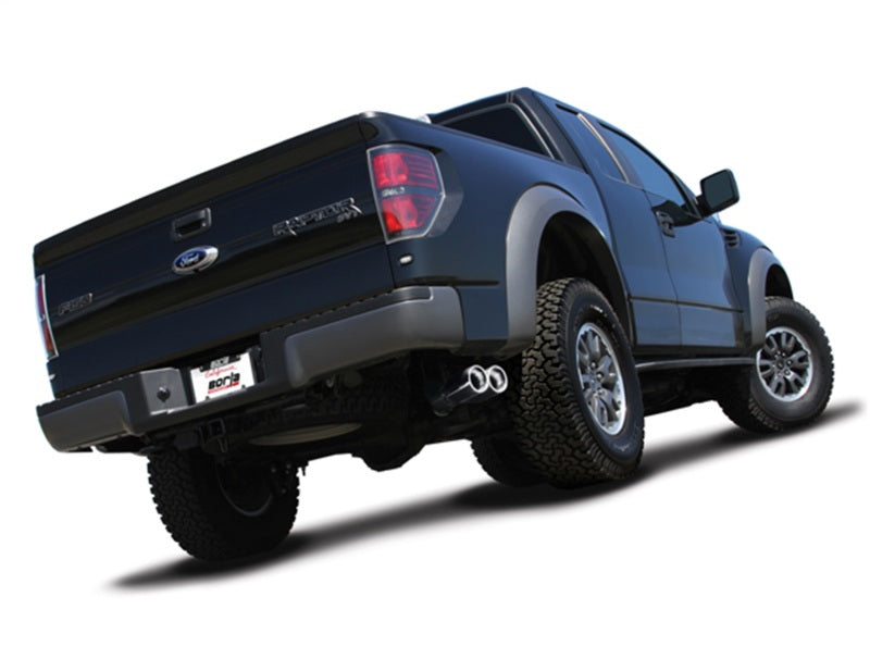 Borla - BOR140404 - Borla 10-12 Ford F-150 Raptor 6.2L V8 2/4WD AT Touring SS Catback Exhaust - Shipped in Europe - Tuningsupply.com