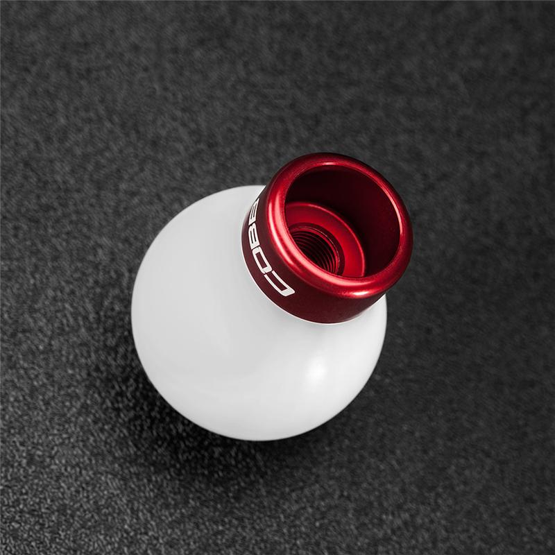 COBB - COBB213350-W-RD - Cobb Subaru 6-Speed COBB Shift Knob - White w/Race Red Collar (Non-Weighted) - Shipped in Europe - Tuningsupply.com