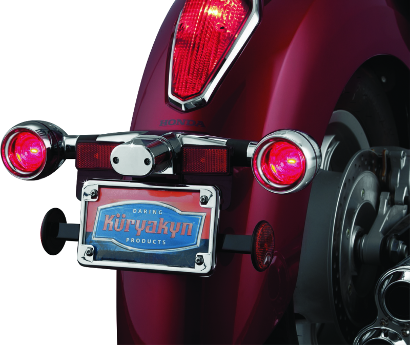 Kuryakyn 2269 - KUR2269 - Kuryakyn Deep Dish Bezels With Red Lenses - Shipped in Europe - Tuningsupply.com