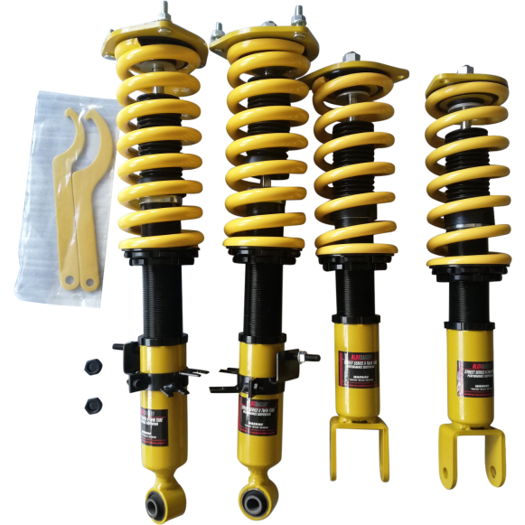 BLOX Racing BXSS-02905 - BLOBXSS-02905 - BLOX Racing 90-05 Mazda Miata Street Series II Coilovers - Non-Adjustable Damping - Shipped in Europe - Tuningsupply.com