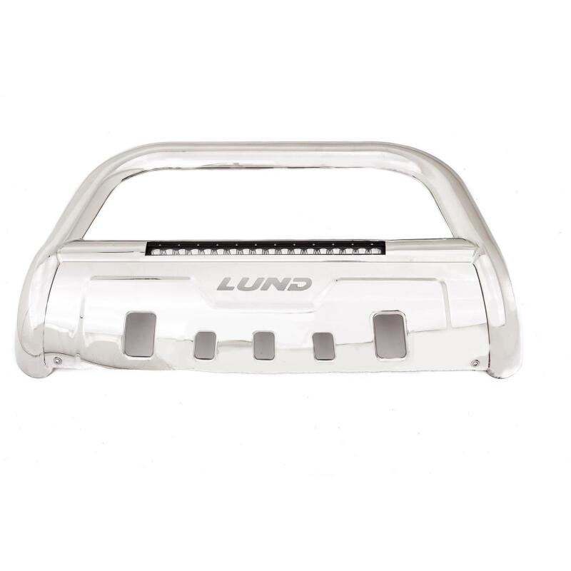 LUND 47021214 - LND47021214 - Lund 07-17 Chevy Silverado 1500 Bull Bar w/Light & Wiring - Polished - Shipped in Europe - Tuningsupply.com