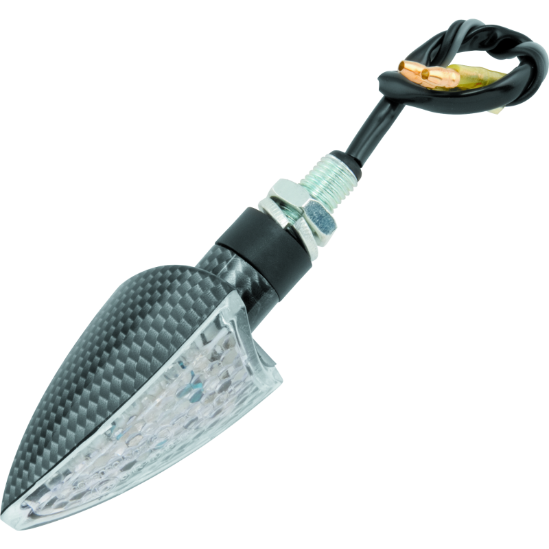 BikeMaster 266232 - BKM266232 - BikeMaster LED Spear Pair Carbon - Shipped in Europe - Tuningsupply.com