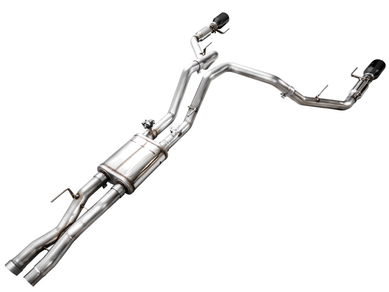 AWE Tuning 3025-33356 - AWE3025-33356 - AWE Gen 3 Ford Raptor SwitchPath Exhaust - Diamond Black Tips - Shipped in Europe - Tuningsupply.com