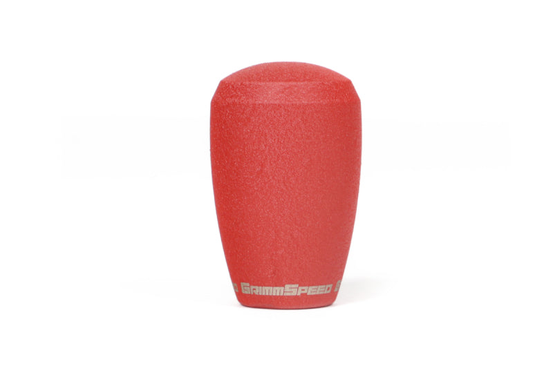 GrimmSpeed GRM380000 - GRMGRM380000 - GrimmSpeed Shift Knob Stainless Steel - Subaru 5 Speed and 6 Speed Manual Transmission - Red - Shipped in Europe - Tuningsupply.com