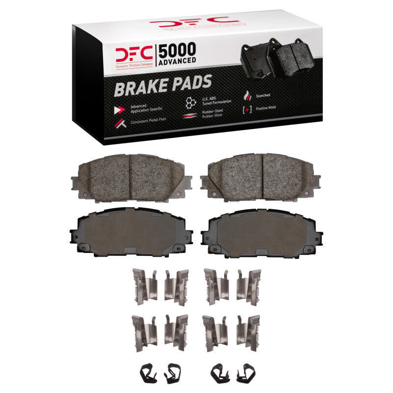 DFC 1551-1184-01 - DFC1551-1184-01 - DFC 06-18 Toyota Yaris (USA/Canada) Front 5000 Advanced Ceramic Brake Pads and Hardware Kit - Shipped in Europe - Tuningsupply.com