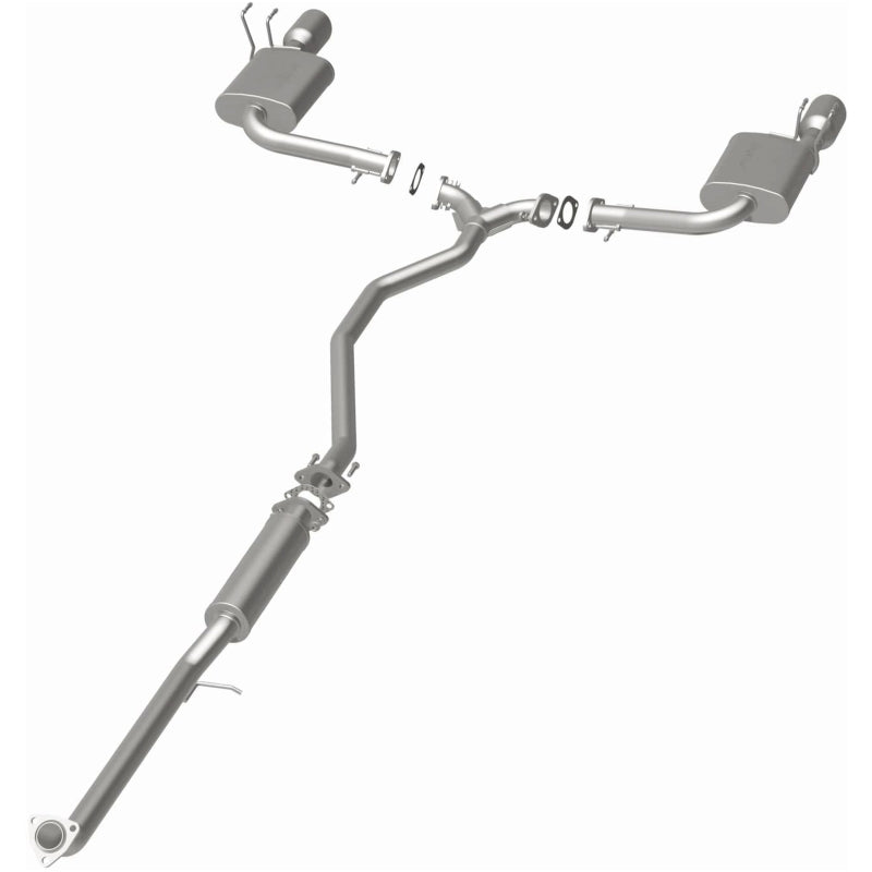 Magnaflow 19312 - MAG19312 - MagnaFlow Cat-Back 2016 Honda Civic (Sedan Only) 1.5L L4 Turbo 2.25in SS Dual Outlet - Shipped in Europe - Tuningsupply.com