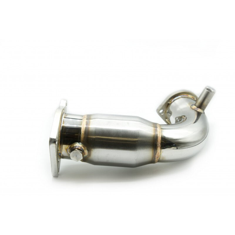 Turbo XS W22-FP-1C - TXSW22-FP-1C - Turbo XS 22-24 Subaru WRX 304SS Front Pipe w/High Flow Catalytic Converter (Front Section) - Shipped in Europe - Tuningsupply.com