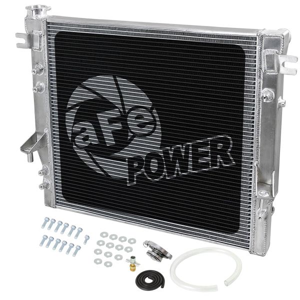 aFe 46-52001 - AFE46-52001 - aFe BladeRunner Street Series Tube & Fin Aluminum Radiator 07-18 Jeep Wrangler (JK) V6-3.6L/3.8L - Shipped in Europe - Tuningsupply.com