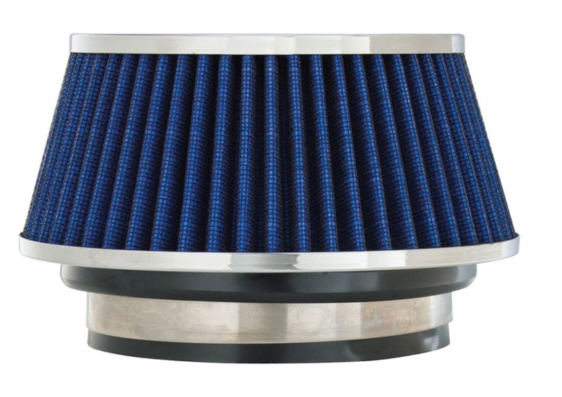 Spectre 8166 - SPE8166 - Spectre Adjustable Conical Air Filter 2-1/2in. Tall (Fits 3in. / 3-1/2in. / 4in. Tubes) - Blue - Shipped in Europe - Tuningsupply.com