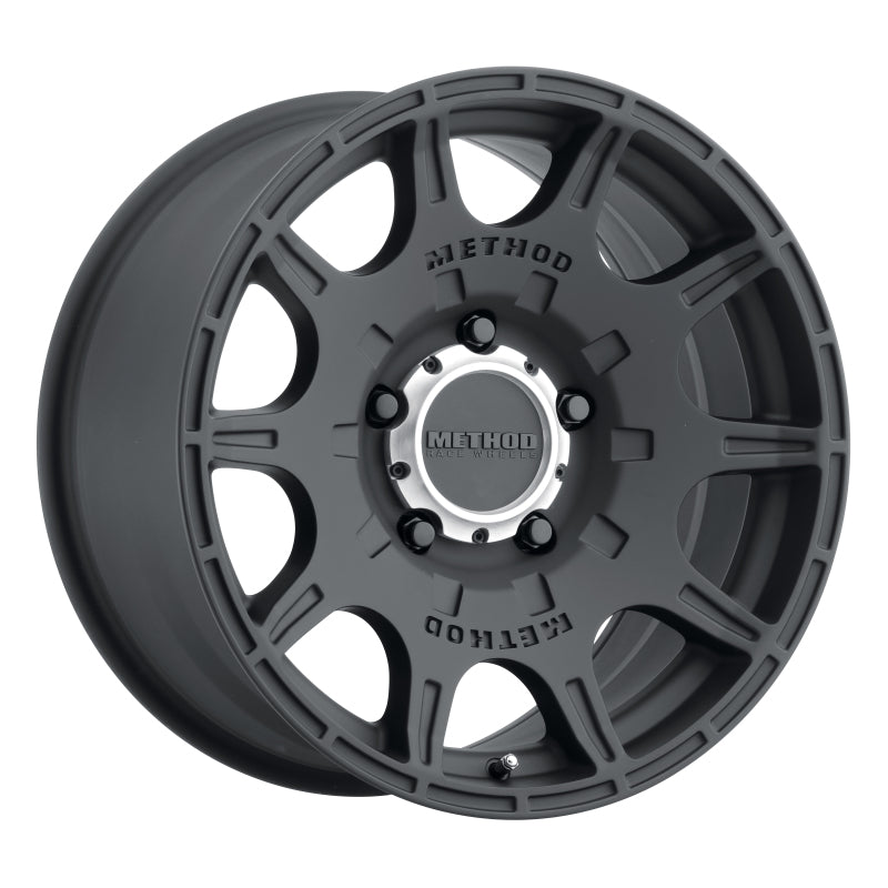 Method Wheels - MRWMR30878550500 - Method MR308 Roost 17x8.5 0mm Offset 5x5 71.5mm CB Matte Black Wheel - Shipped in Europe - Tuningsupply.com