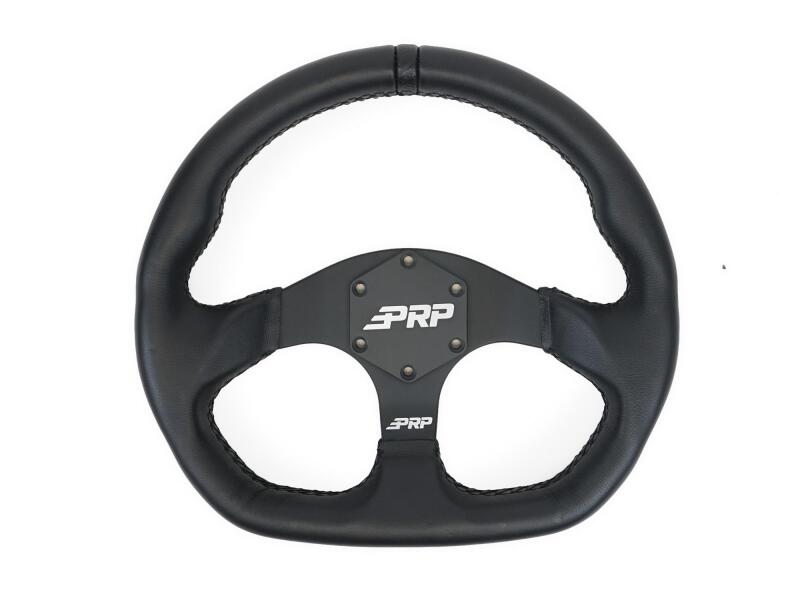 PRP Seats - PRPG240 - PRP Comp-R Leather Steering Wheel - Black - Shipped in Europe - Tuningsupply.com