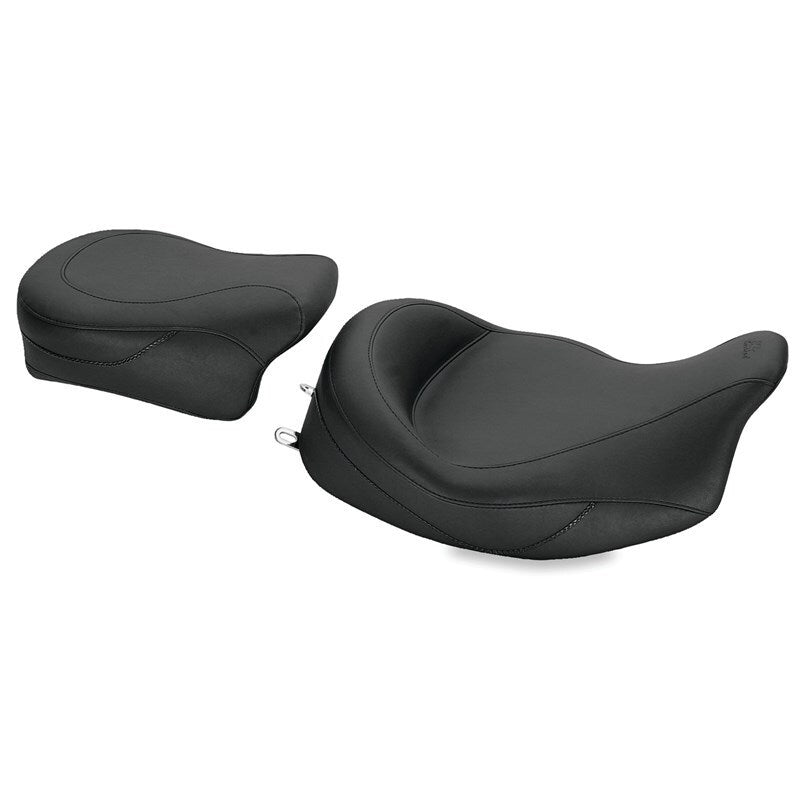 Mustang Motorcycle 76067 - MMP76067 - Mustang 08-21 Harley Electra Glide Std,Rd Glide,Rd King,Str Glide Super Touring Solo Seat - Black - Shipped in Europe - Tuningsupply.com