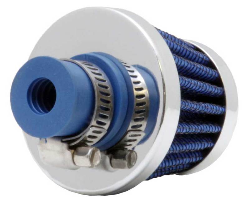 K&N Engineering 62-1600BL - KNN62-1600BL - K&N 2in Base OD x .375in Flange ID x 1.75in H Rubber Base Crankcase Vent Filter - Blue - Shipped in Europe - Tuningsupply.com