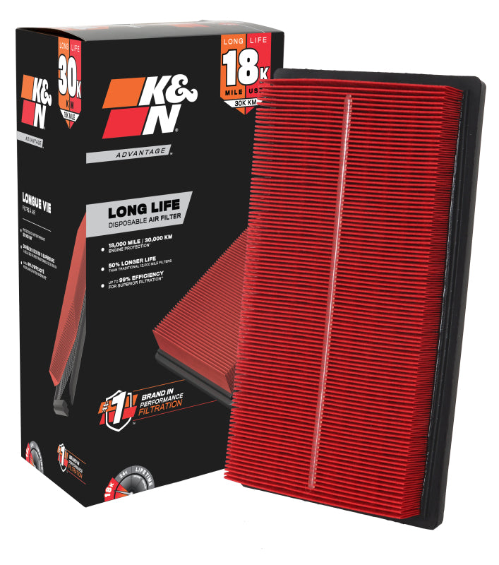 K&N Engineering KNA-3080 - KNNKNA-3080 - K&N Toyota C-Hr L4-1.2L F/I 16-19 Air Filter - Shipped in Europe - Tuningsupply.com