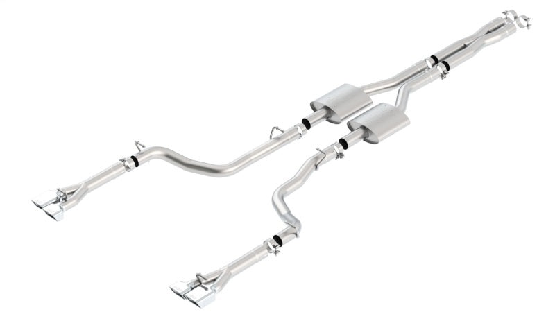 Borla 140436 - BOR140436 - Borla 11 Dodge Challenger SRT8 Coupe AT/MT 5/6spd 6.4L 8cyl ATAK SS Catback Exhaust - Shipped in Europe - Tuningsupply.com