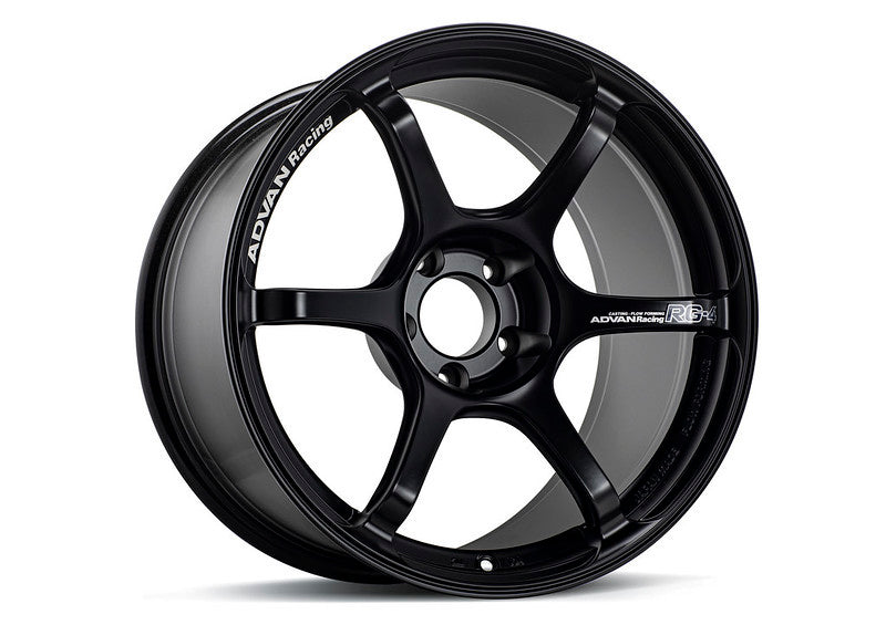Advan YA48I35ESB - AVNYA48I35ESB - Advan RG-4 18x9 +35 5x114.3 Semi Gloss Black Wheel - Shipped in Europe - Tuningsupply.com