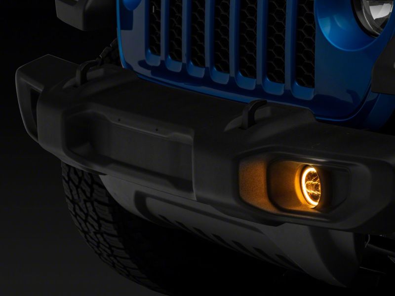 Raxiom J142669 - RAXJ142669 - Raxiom 07-23 Jeep Wrangler JK & JL 20-23 Jeep Gladiator JT Axial Series LED Fog Lights w/ Halo - Shipped in Europe - Tuningsupply.com