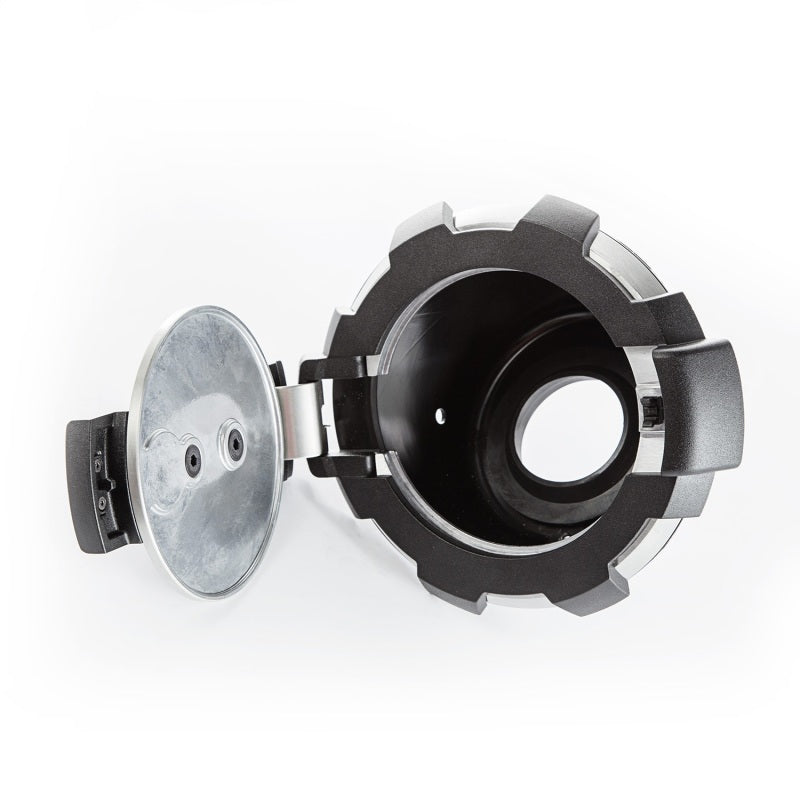 Rugged Ridge 11425.10 - RUG11425.10 - Rugged Ridge Elite Fuel Door Non-Lock Brushed Alum 07-18 Jeep Wrangler JK - Shipped in Europe - Tuningsupply.com