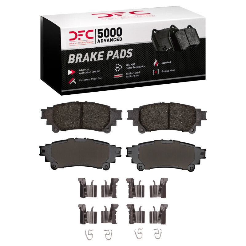 DFC 1551-1391-01 - DFC1551-1391-01 - DFC 10-20 Lexus RX350 Rear 5000 Advanced Ceramic Brake Pads and Hardware Kit - Shipped in Europe - Tuningsupply.com