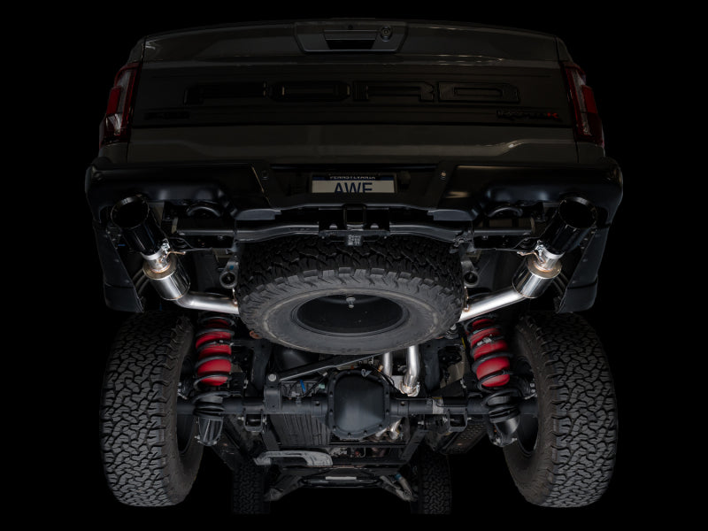 AWE Tuning 3025-33852 - AWE3025-33852 - AWE Gen 3 Raptor R SwitchPath Exhaust - Diamond Black Tips - Shipped in Europe - Tuningsupply.com