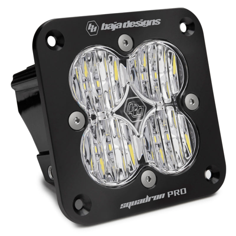 Baja Designs 491005 - BAJ491005 - Baja Designs Squadron Pro Black Wide Cornering Pattern Flush Mount LED Light Pod - Black - Shipped in Europe - Tuningsupply.com