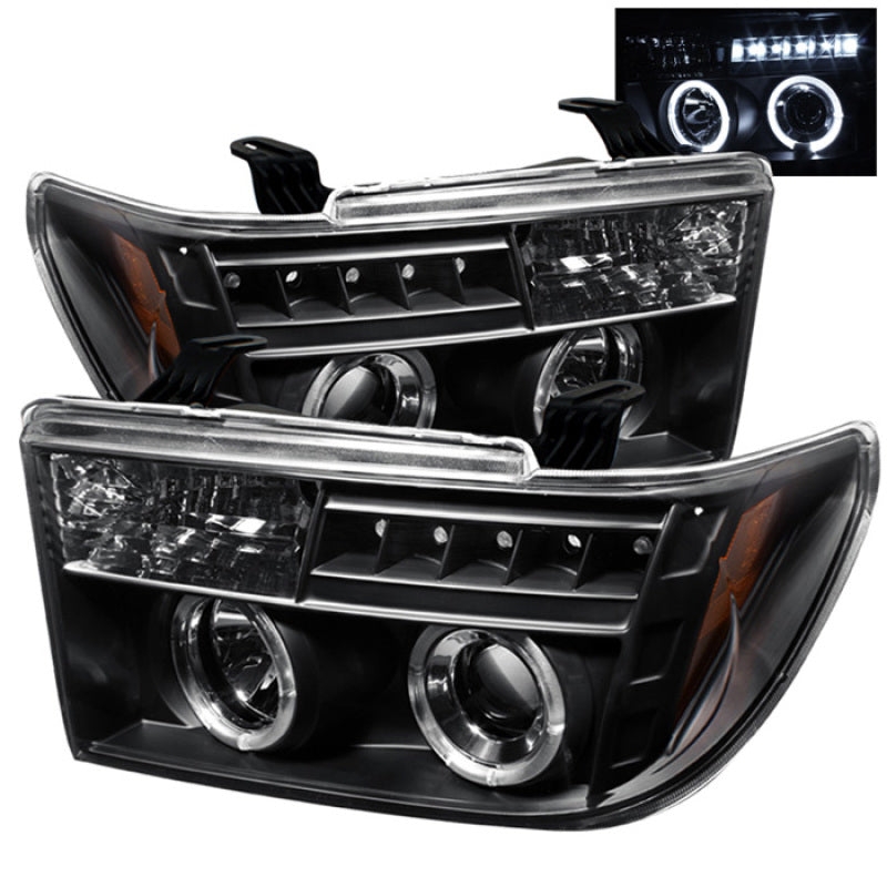 SPYDER 5012029 - SPY5012029 - Spyder Toyota Tundra 07-133 Projector Headlights LED Halo LED Blk PRO-YD-TTU07-HL-BK - Shipped in Europe - Tuningsupply.com
