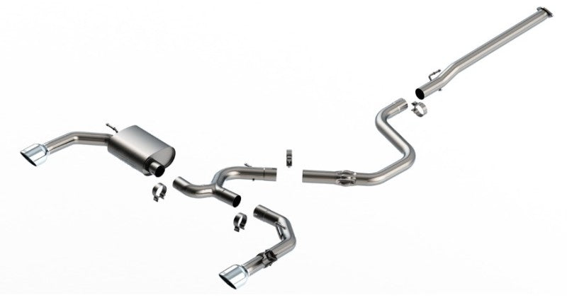Borla 140925 - BOR140925 - Borla 22-23 Hyundai Elantra N 2.0L 4 CYL. Turbo AT/MT ATAK Catback Exhaust Bright Chrome - Shipped in Europe - Tuningsupply.com