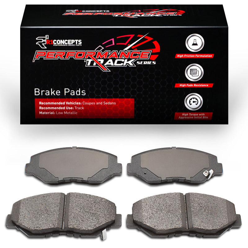 R1 Concepts 2000-0914-00 - RNC2000-0914-00 - R1 12-21 Honda Civic Front Track/Street Brake Pads - Shipped in Europe - Tuningsupply.com