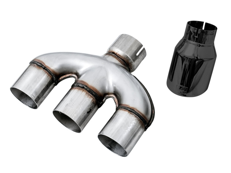 AWE Tuning 3020-53010 - AWE3020-53010 - AWE Tuning 2016+ Honda Civic Si Track Edition Exhaust w/Front Pipe & Triple Diamond Black Tips - Shipped in Europe - Tuningsupply.com