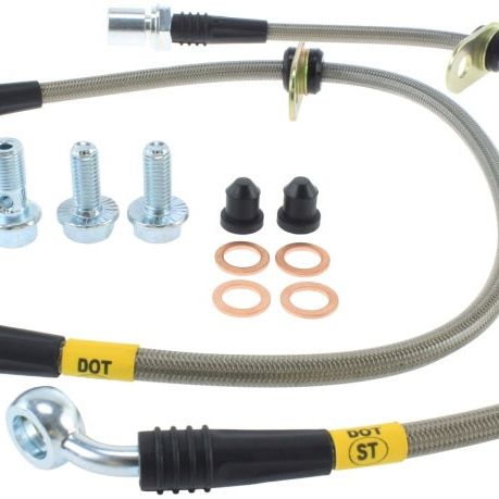 Stoptech 950.44008 - STO950.44008 - StopTech Stainless Steel Front Brake lines for 93-98 Supra - Shipped in Europe - Tuningsupply.com