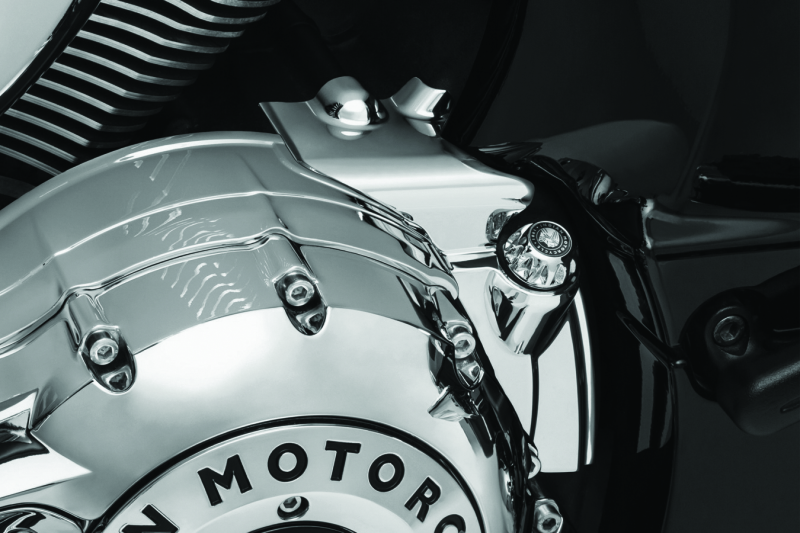 Kuryakyn 5644 - KUR5644 - Kuryakyn Rear Oil Panel Accent Chrome Indian - Shipped in Europe - Tuningsupply.com