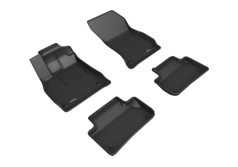 3D MAXpider L1AD04701509 - ACEL1AD04701509 - 3D MAXpider 2018-2020 Audi Q5 Kagu 1st 2nd Row Floormats - Black - Shipped in Europe - Tuningsupply.com