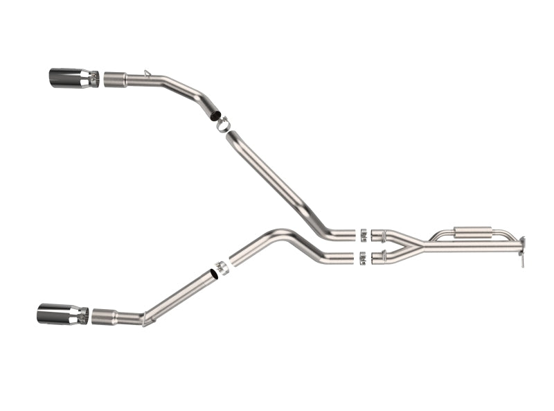 aFe 49-33151-P - AFE49-33151-P - aFe Vulcan Series Cat-Back Exhaust System Ford F-150 Raptor 21-24 V6-3.5L (tt) - Shipped in Europe - Tuningsupply.com