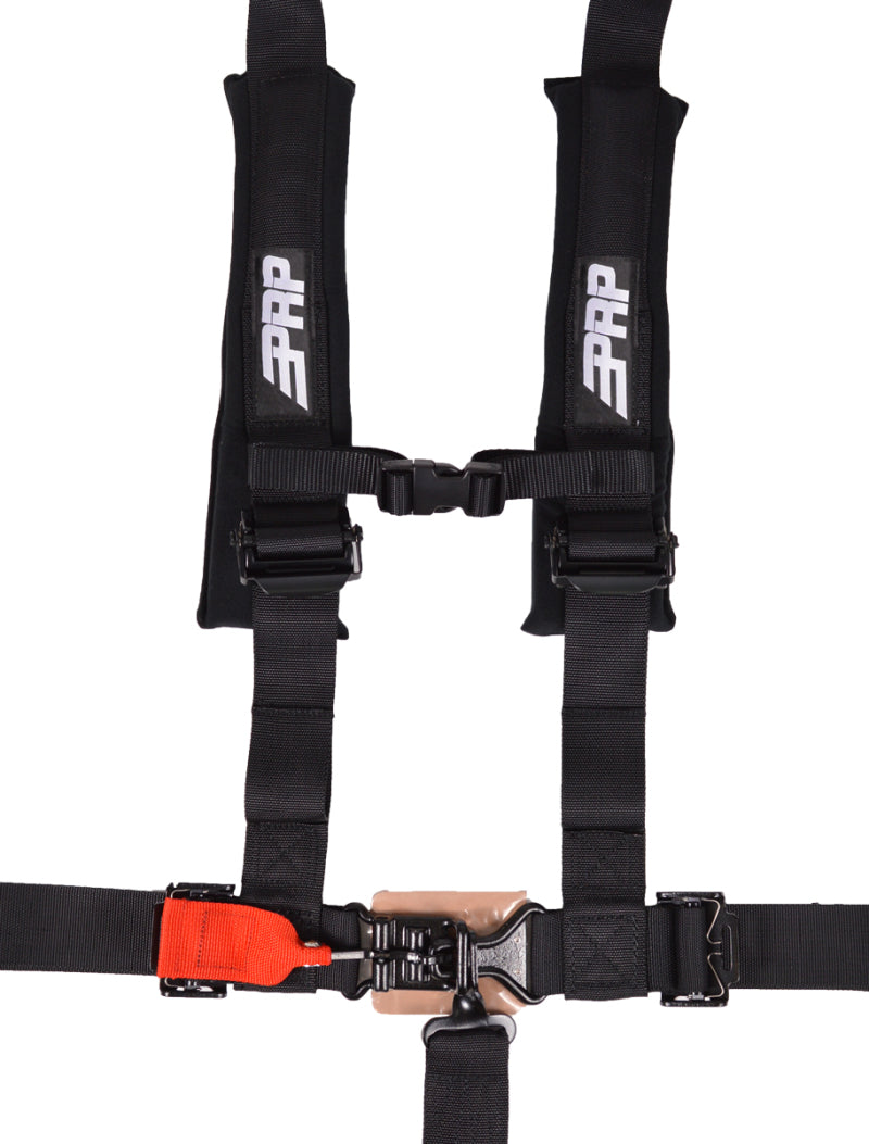 PRP Seats SB5.2S - PRPSB5.2S - PRP 5.2 Harness with Shoulder Straps Sewn to Lap- Black - Shipped in Europe - Tuningsupply.com