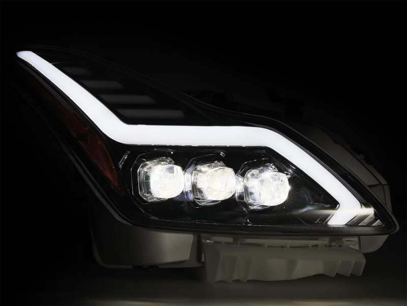 AlphaRex 881986 - ARX881986 - AlphaRex 08-13 Infiniti G37 NOVA LED Proj Headlights Alpha Black w/Activ Light/Seq Signal/Switch DRL - Shipped in Europe - Tuningsupply.com