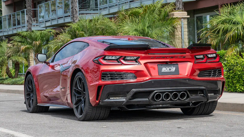 Borla 140957 - BOR140957 - Borla 23-26 Chevrolet Corvette C8 Z06 5.5L V8 AT 3in ATAK Exhaust (Reuse OE Tips) - Shipped in Europe - Tuningsupply.com