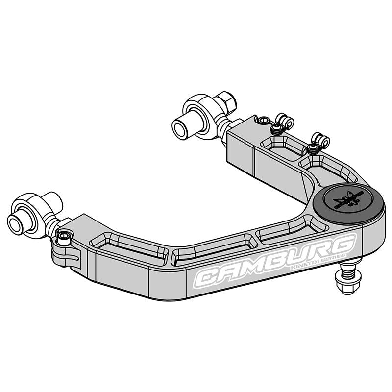 Camburg CAM-310187-GRY - CMBCAM-310187-GRY - Camburg Toyota Tundra 2WD/4WD 07-21 KINETIK V2 Performance Billet Uniball Upper Arms - Shipped in Europe - Tuningsupply.com