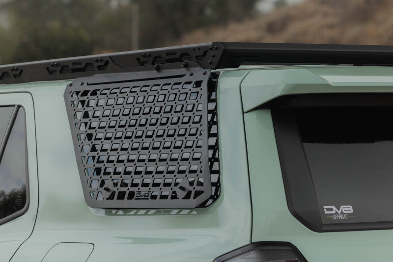DV8 Offroad RRTF3-02EMD - DVERRTF3-02EMD - DV8 Offroad 25-26 Toyota 4Runner Exterior Window Molle for DV8 Offroad Roof Rack - Driver - Shipped in Europe - Tuningsupply.com