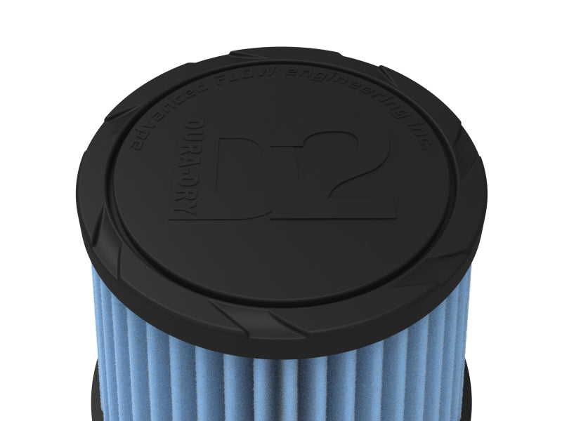 aFe 21-28001V - AFE21-28001V - aFe POWER Universal Clamp-On Air Filter w D2 Dura-Dry Media 2-3/4in F x 6in B x 4-3/4in T x 5inH - Shipped in Europe - Tuningsupply.com